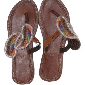 African beaded Slippers
