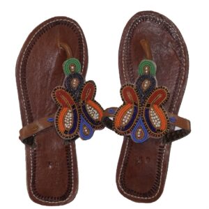 African Beaded Slippers