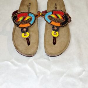 Africsn Beaded Slipper