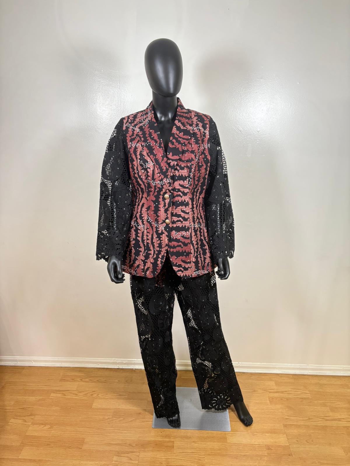 Blazer Lace pantsuit