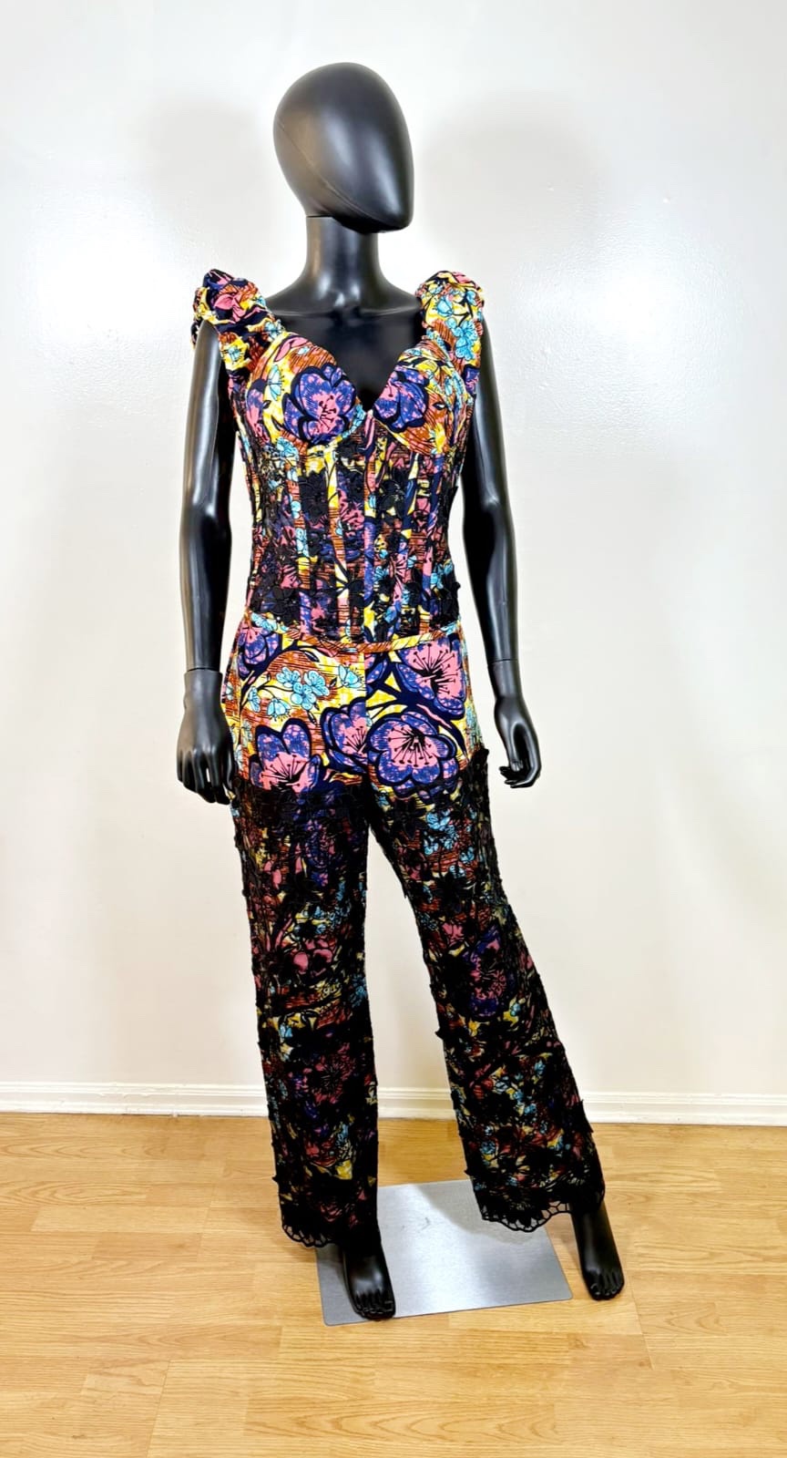 Corset Lace Pantsuit